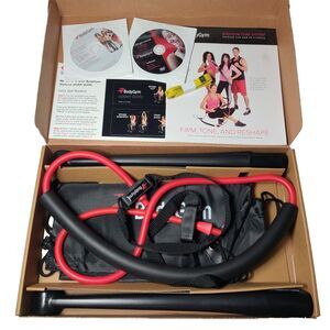 Body Gym Core System Portable All in One Resistance Trainer DVDs and Bag NEW
